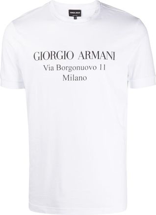 Giorgio Armani White Logo T-Shirt