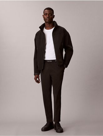 Calvin Klein Calvin Klein Mens Modern Sport Logo Waistband Woven Pants - Black - 2XL