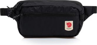 Fj&auml;llr&auml;ven Reistas met Ventilerende Rug - unisex - Heuptassen - Zwart - ONE Size - Leer - Tassen