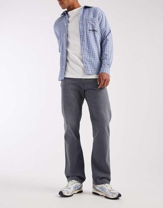 Wrangler 13MWZ - Jeans dritti stile cowboy blu navy