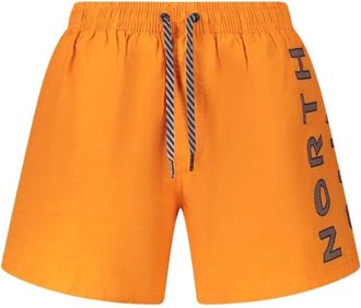 North Sails 36cm Zwemboxer - Heren - Strandmode - Oranje - M - Katoen - Badmode