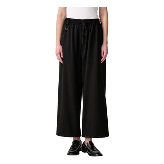 Yohji Yamamoto Pantalones WL STR PNT - Trousers - Mujer - Negro - 2XS