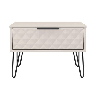 Lewis's Harlequin 1 Drawer Wide Side Table in Kashmir Matt - Ready Assembled - Lewiss Home | TJ Hughes