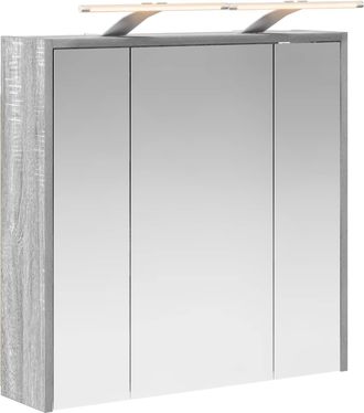 vidaXL Armario Con Espejo De Ba&ntilde;o Gris Sonoma 63,5 X 16 X 62,5 Cm Vidaxl