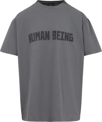 Balenciaga Hombre, Camisetas, Gris, Talla: L