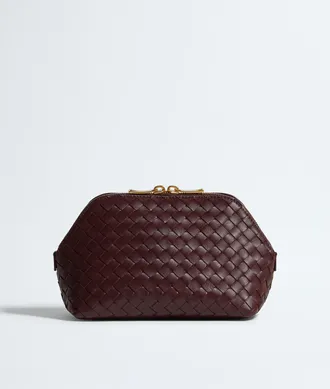 Bottega Veneta Medium Cosmetic Pouch - Bordeaux - Unisex - U