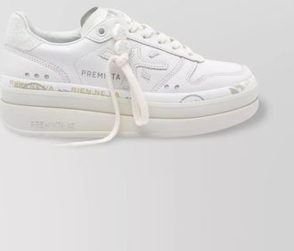 Premiata low top sneakers glitter detail