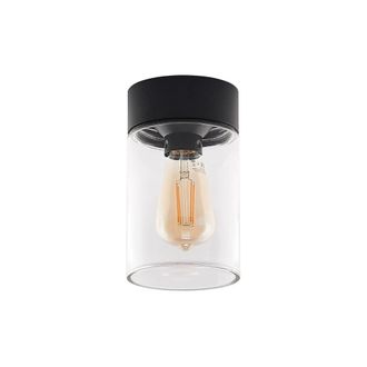 Arcchio L&aacute;mpara de techo de vidrio negro