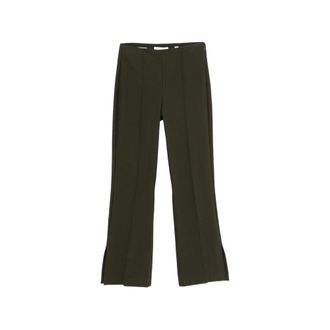 Vince Seam-detail Side-slit Trousers