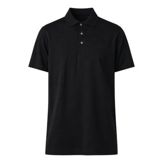 Lardini Polo Shirts, male, Black, Size: 2XL Cotton Polo Shirt