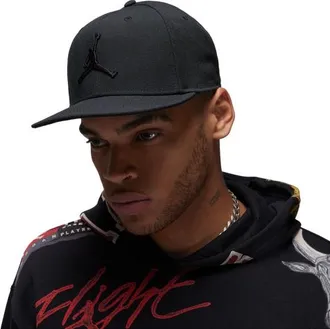 Nike Jordan Mens Pro Snapback Jumpman - Black/Anthracite Size L/XL