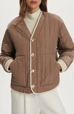 Varley Drew Reversible Jacket in Sand Shell /Ash at Nordstrom Rack, Size X-Small