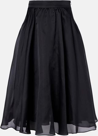 Max Mara Falda midi Calle de seda