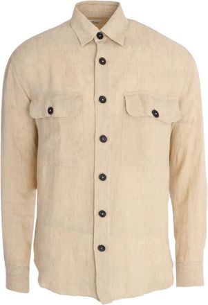 Alessandro Gherardi Camicia in lino - Toni neutri