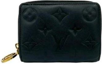 Louis Vuitton Pre-owned Bi-fold Portemonnee - Dames - Vintage Accessoires - Zwart - ONE Size - Leer - Vintage