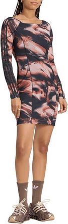 adidas Originals AOP Minidress in Vermillon at Nordstrom, Size Xx-Large