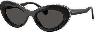 Swarovski 0Sk 6061U - unisex - Zonnebrillen - Zwart - 51 MM - Accessoires