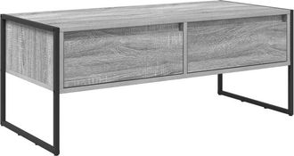 vidaXL Coffee Table Grey Sonoma 100 x 46 x 40 cm Engineered Wood vidaXL