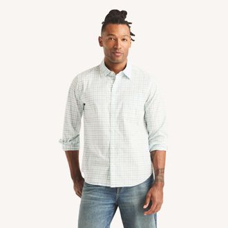 Nautica Mens Plaid Shirt