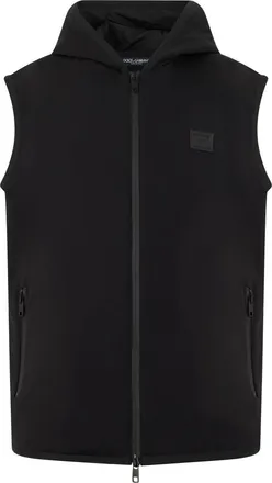 Dolce & Gabbana Black Sleeveless Jacket