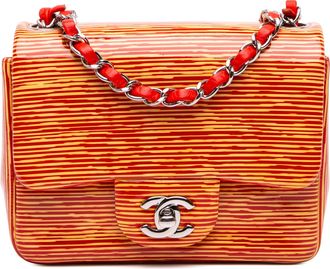 Chanel Pre-owned Womens Mini Crossbody Bag - Coral Leather - One Size