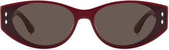 Isabel Marant IM 0185/G/S Asian Fit LHF/70 Womens Sunglasses Burgundy Size 64