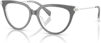 Michael Kors 51mm Cat Eye optical glasses in Grey at Nordstrom