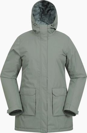 Mountain Warehouse Womens Mountain Warehouse Womens/Ladies Ranger Water Resistant Padded Parka - Green - Size: 16