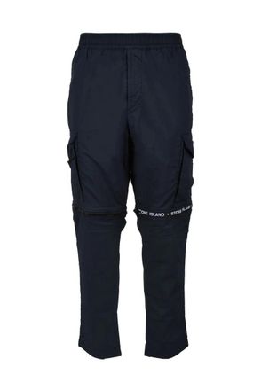 Stone Island Cotton Stretch Cargo Pants - Navy Blue