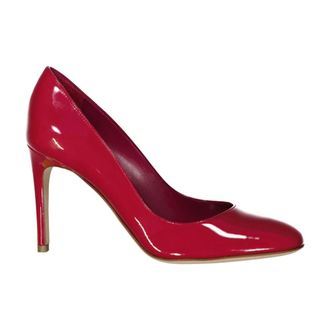 Sergio Rossi Pumps, female, Red, 2 UK, Red Leather Pumps Elegant Style
