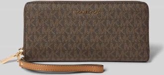 Michael Kors Portemonnaie mit Logo-Detail Modell Jet Set in Dunkelbraun, Gr&ouml;&szlig;e 1