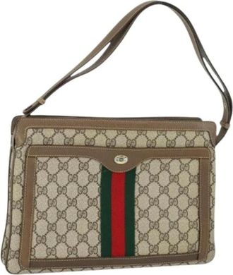 Gucci Pre-owned Shoulder Bags, female, Beige, Size: ONE SIZE Pre-owned Shoulder Bag