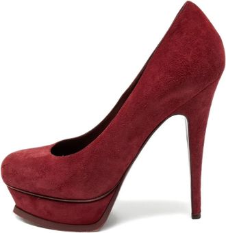 Saint Laurent Pumps Tribtoo con plateau - Rosso