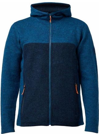 Ivanhoe of Sweden Ron Hood Merinohoodie f&uuml;r Herren | blau