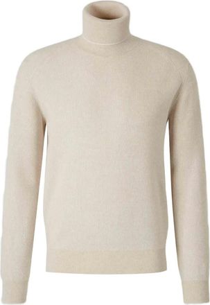 Brioni Geribbelde sweater - Beige