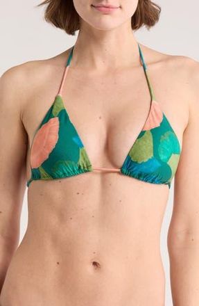 Vix Waterlily Triangle Bikini Top at Nordstrom Rack, Size Small