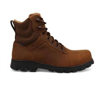 Twisted X Boots Mens Nano Safety-Toe Barnshield Waterproof Work Boot In Rustic Brown