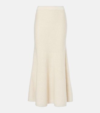 Gabriela Hearst Manni knitted cashmere maxi skirt