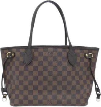 Louis Vuitton Pre-owned Canvas Tote Bag - Dames - Vintage Shopper - Bruin - ONE Size - Vintage