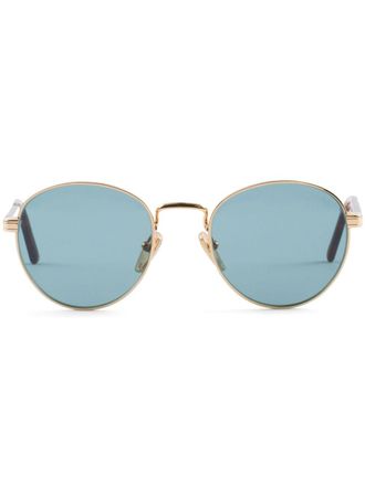 Prada round-frame sunglasses - men - Metal/Acetate - One Size - Gold