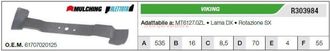 Viking Cuchilla Para Tractor De C&eacute;sped Mt6127.0zl R303984