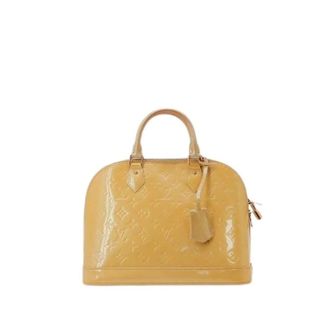 Louis Vuitton Pre-owned Handbags, female, Beige, Size: ONE SIZE Pre-owned Alma MM