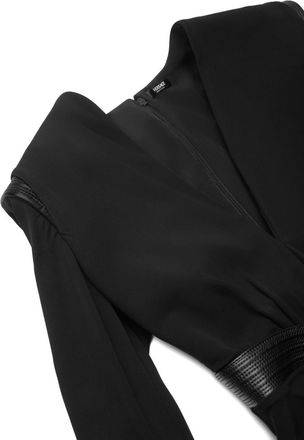 Versace Womens Bodysuit Black Viscose Tops Top