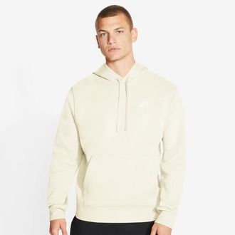 Nike Mens Club Pullover Hoodie - Sail/White Size XXL