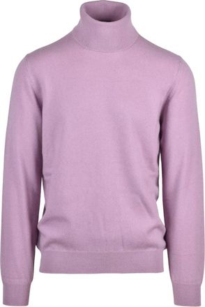 Alpha Studio Truien & Vesten, Heren, Roze, XL, Kasjmier, Dolcevita Turtleneck