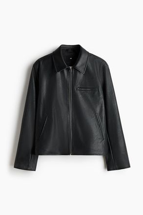 H&M Jacke mit Kragen - Schwarz