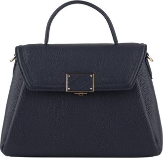 Pourchet Carat Handtas - Dames - Handtassen - Blauw - ONE Size - Leer - Tassen