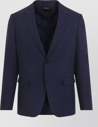 Ermenegildo Zegna oasi single breasted linen tailored jacket