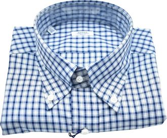 Barba Casual Shirt - Heren - Casual Overhemden - Blauw - 3XL - Overhemden
