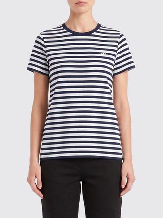 A.P.C. A. P.C. T-shirt in cotone organico a righe